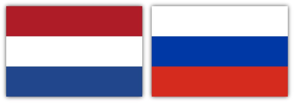 Dutch flag vs Muscovy flag